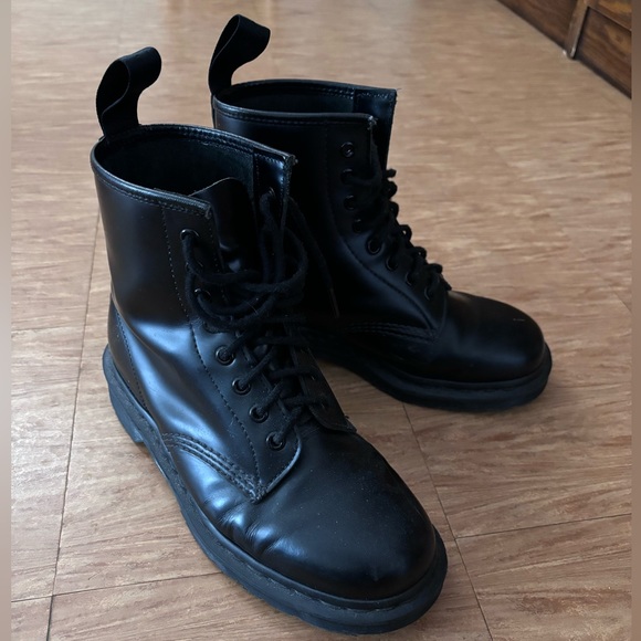 Dr. Martens Shoes - Dr. Martens Black Lace Up Boots